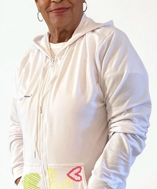 Hoodie Dama Blanco OFERTA